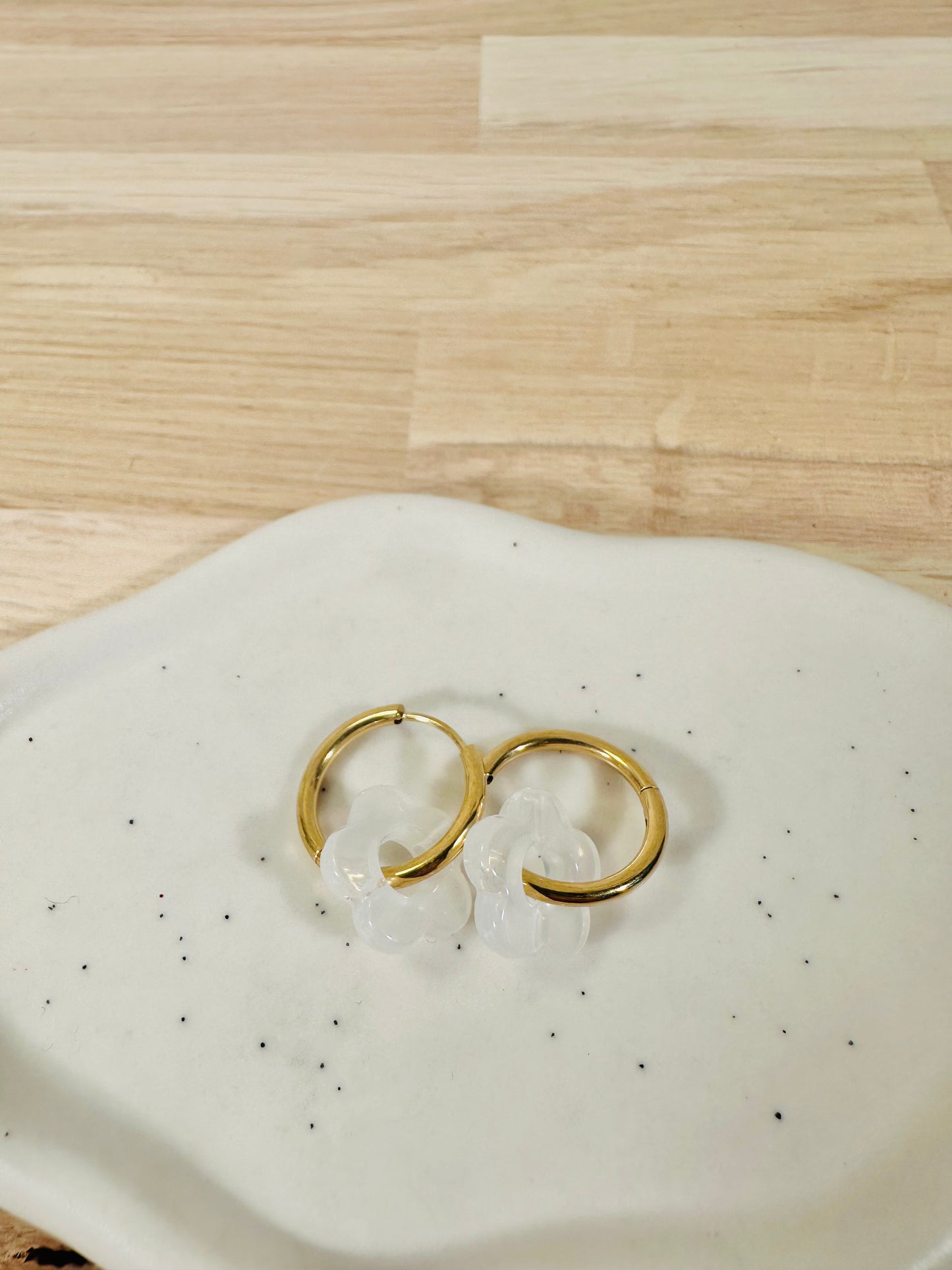 Boucles d'Oreilles Lys