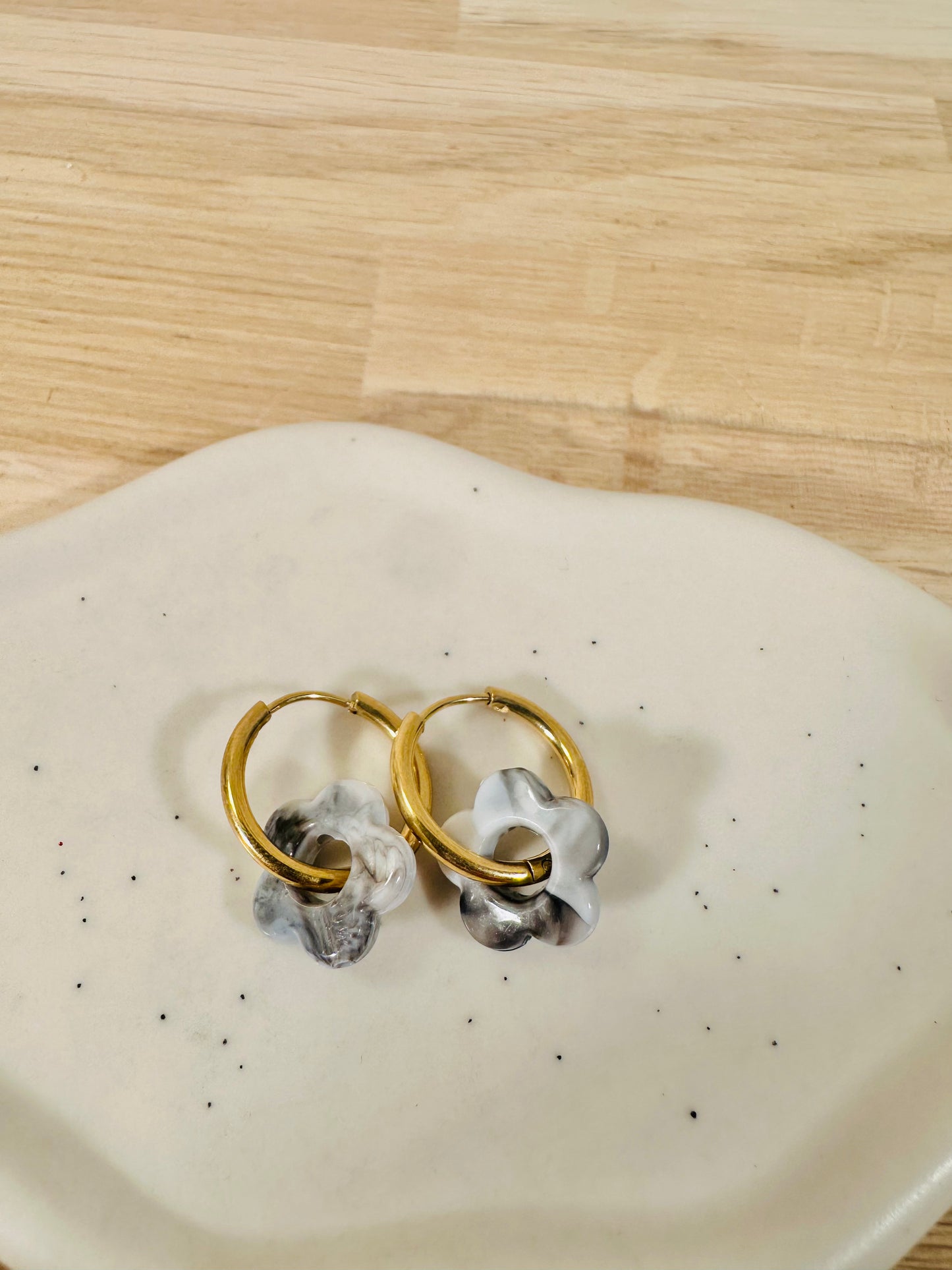 Boucles d'Oreilles Violette