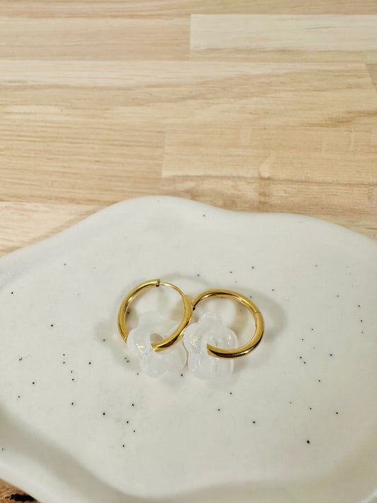 Boucles d'Oreilles Lys