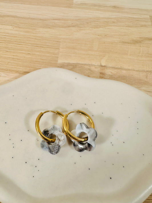 Boucles d'Oreilles Violette