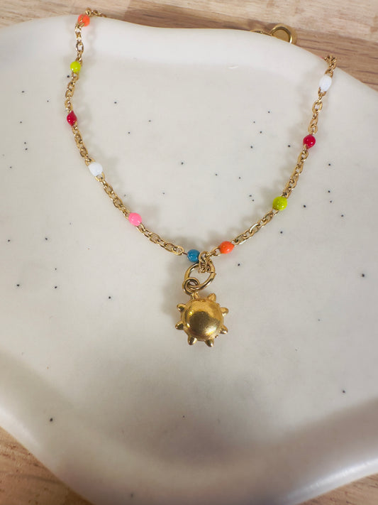 BRACELET CHARMS avec chaine Juillet